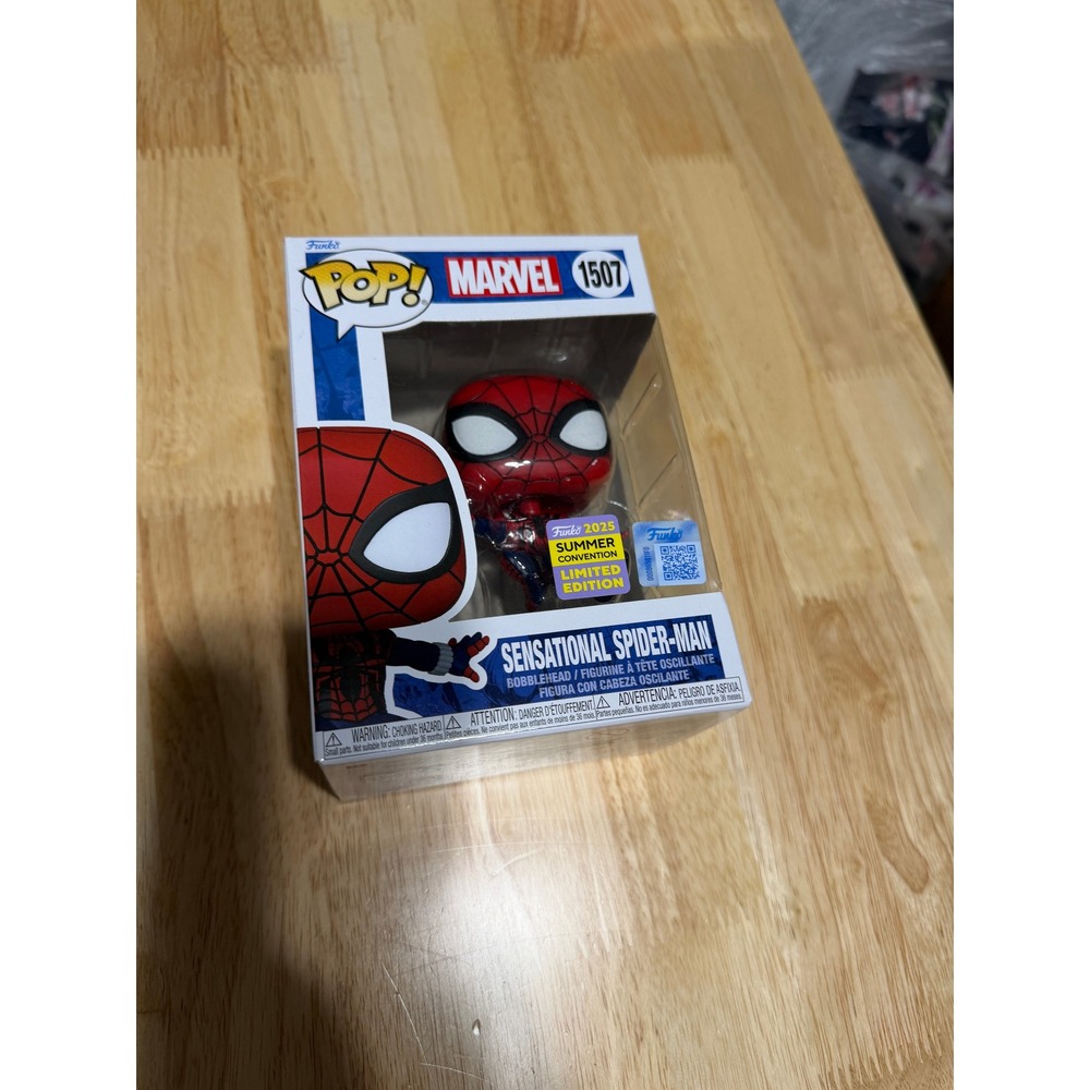 Funko Pop Marvel Sensational Spider-Man 1507 2025 Summer Convention Exclusive